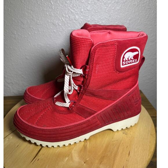 SOREL Tivoli II Go Sneaker Boot Women's Rocket/Sea Salt Laces Waterproof Sz 11 - Picture 1 of 8